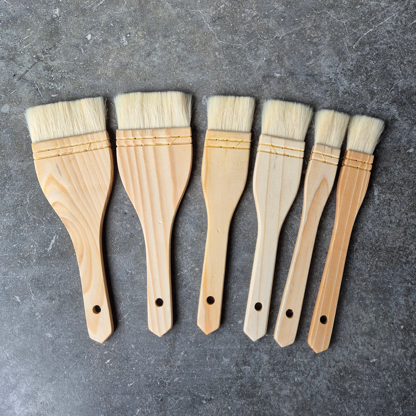 Flat Hake brush set